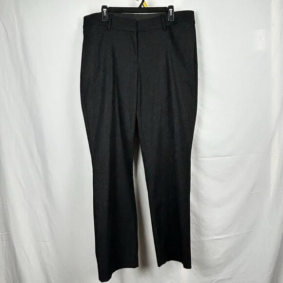 Lane Bryant Allie Boot Sparkle Pants 18 Regular Black Shimmer Stretch Holiday - Picture 5 of 11